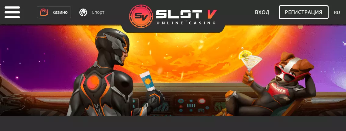 Главная страница SlotV Casino Главная страница SlotV Casino